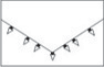 Corner Configuration for 5 Sided Trampoline Mat  - Normal with Diagonal