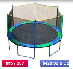 Black Friday/Cyber Monday Deals on Trampoline With Optional Enclosure