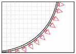 Trampoline Round Mat- Measurement by Metal Triangles