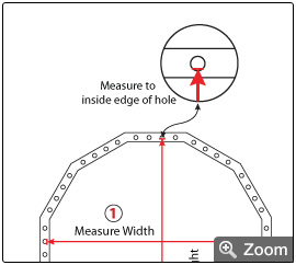 12 Sided Trampoline Mats Order by Frame Measurement